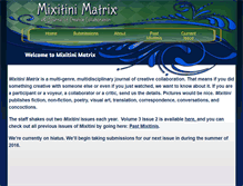 Tablet Screenshot of mixitinimatrix.org